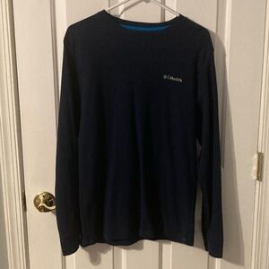 Men’s Columbia Dark Blue Long Sleeve Top size:Large